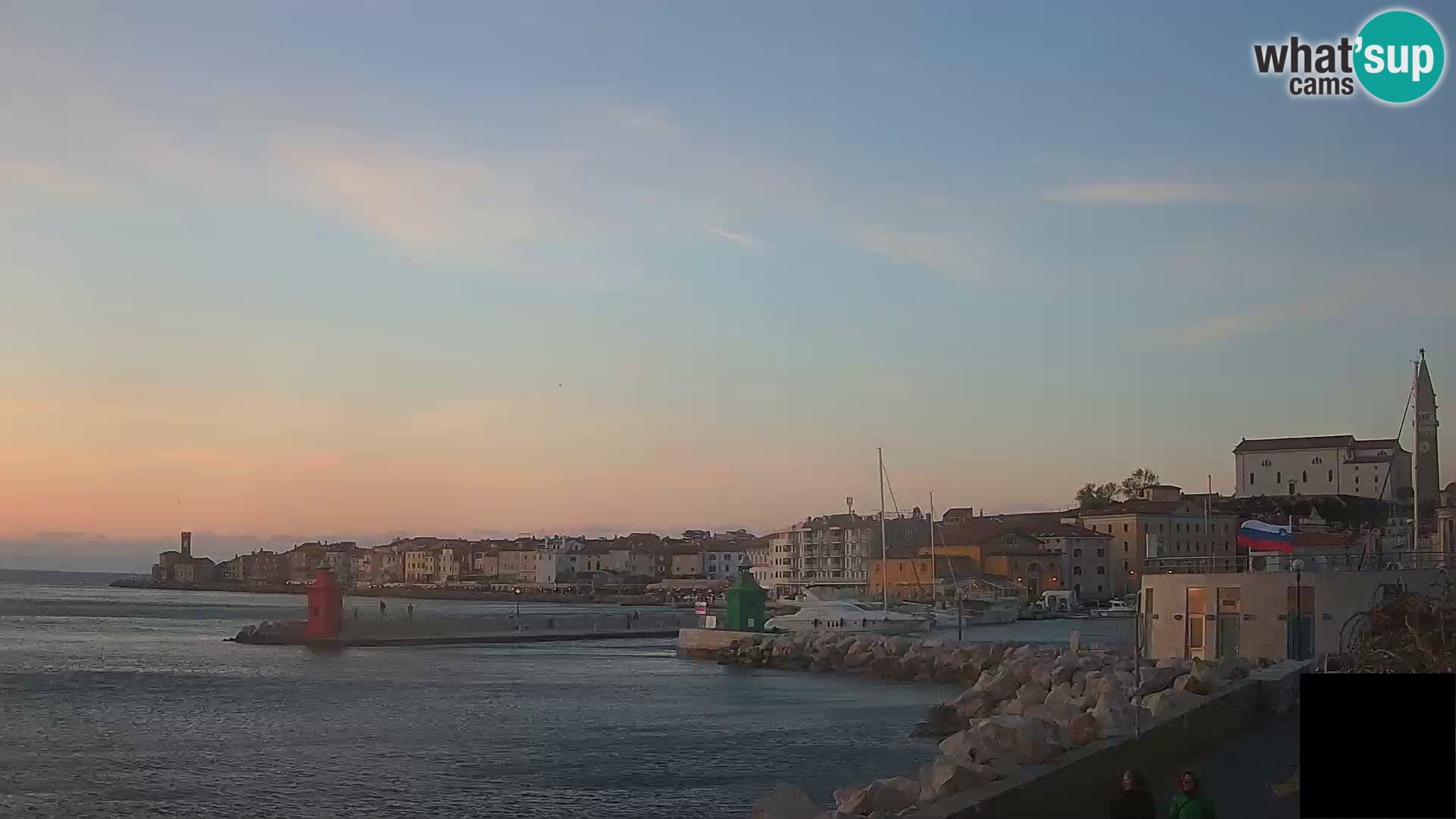 Piran – view to Punta and Mandrač
