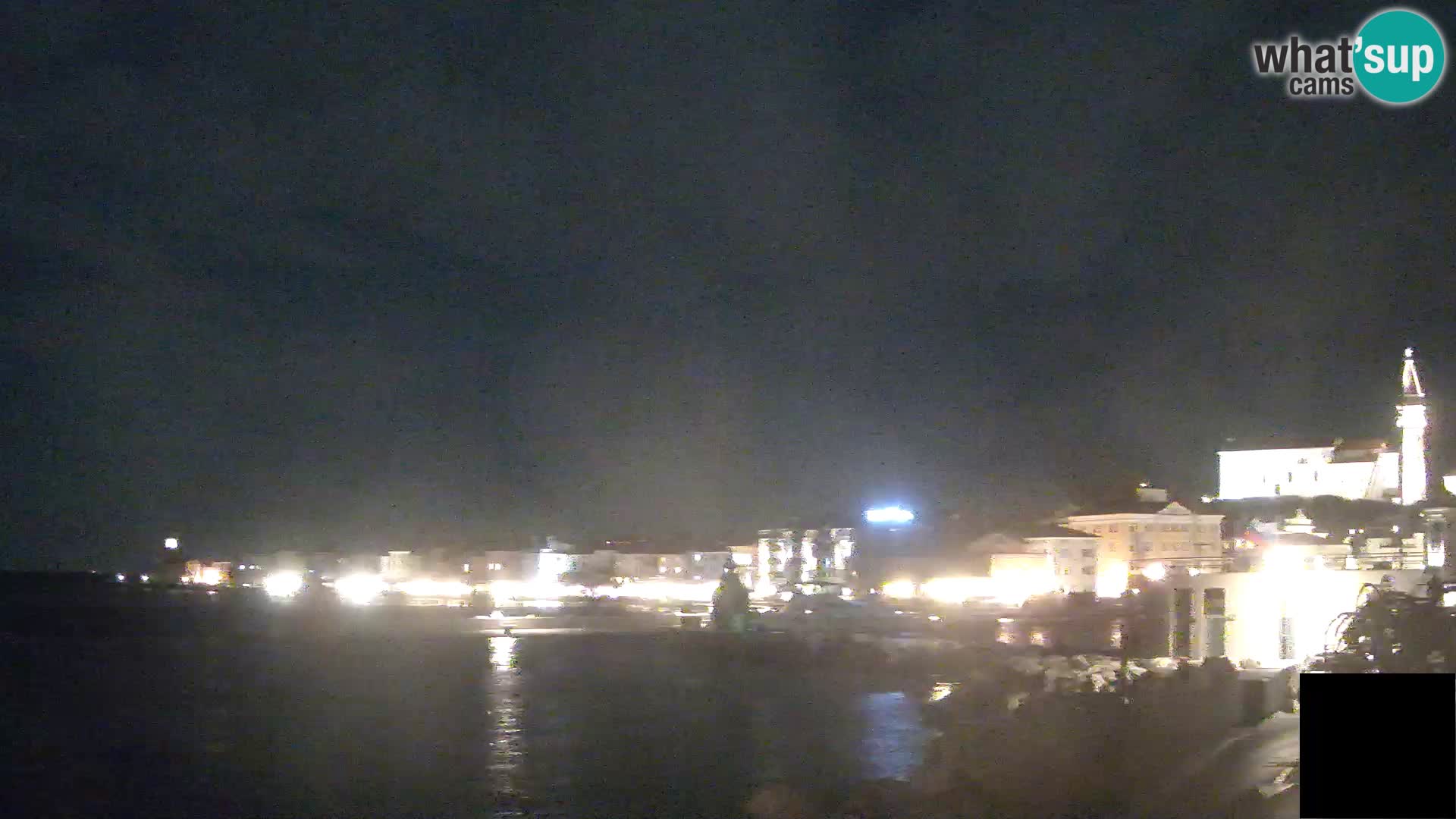 Piran – view to Punta and Mandrač