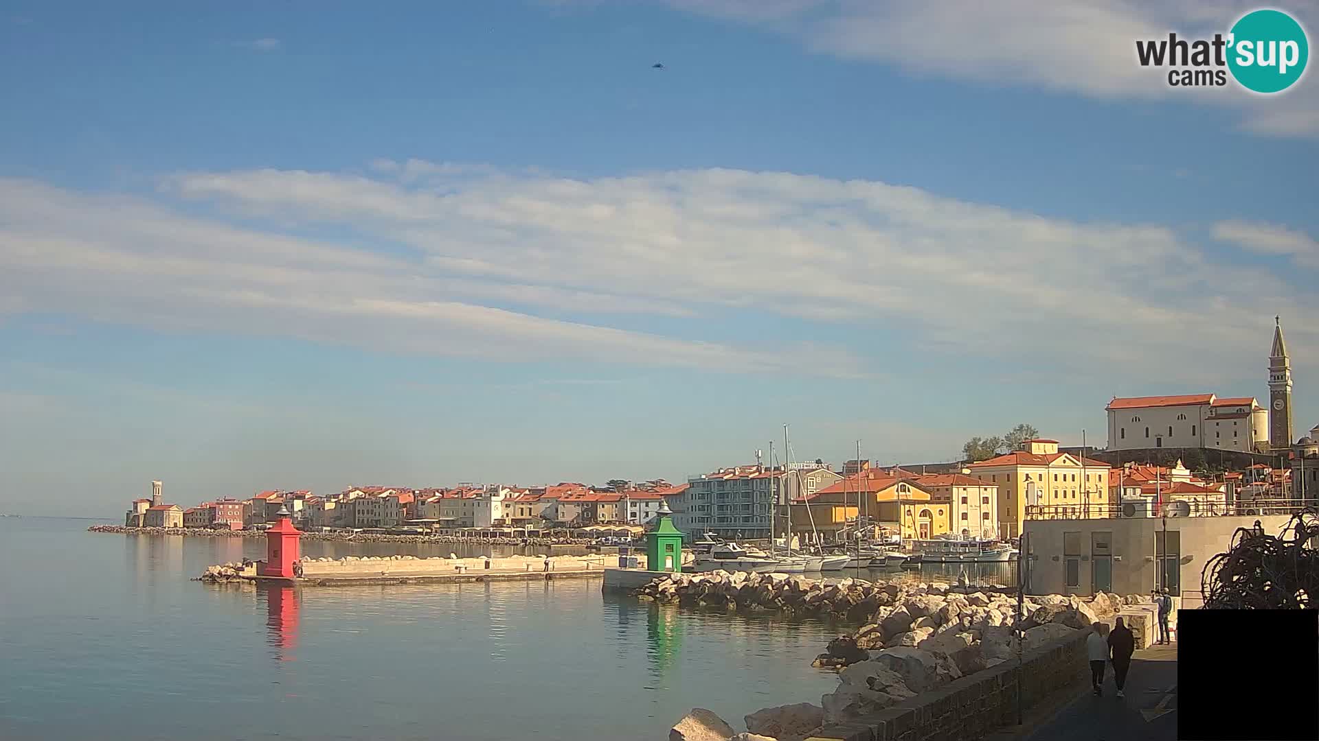 Pirano – vista verso la Punta e il “Mandrač”