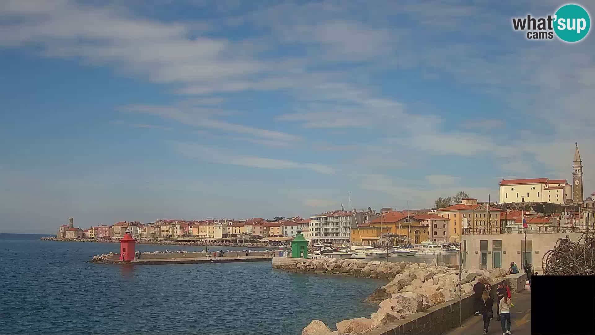 Piran – Pogled proti Punti in Mandraču