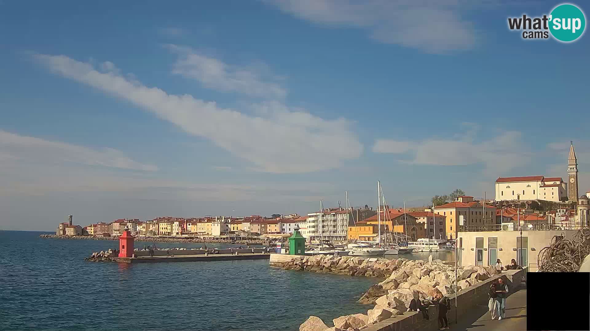 Piran – Pogled proti Punti in Mandraču