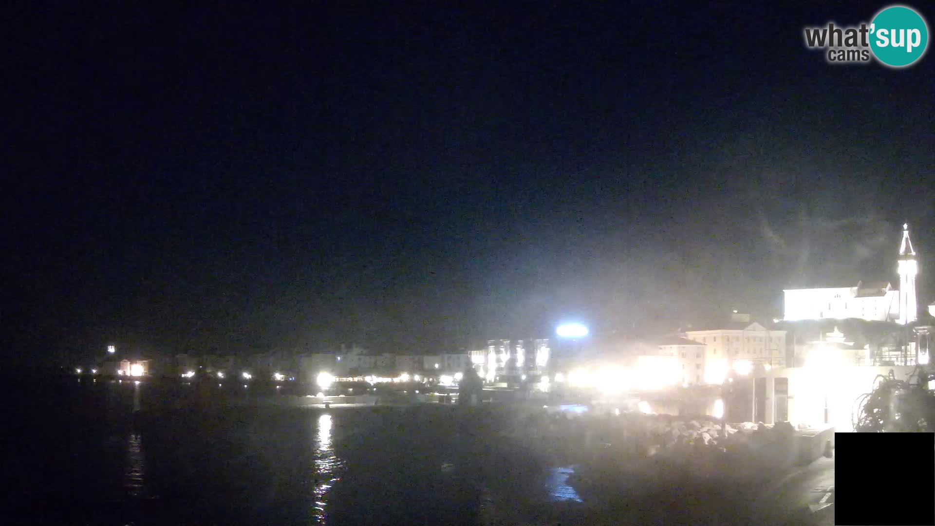 Piran – view to Punta and Mandrač