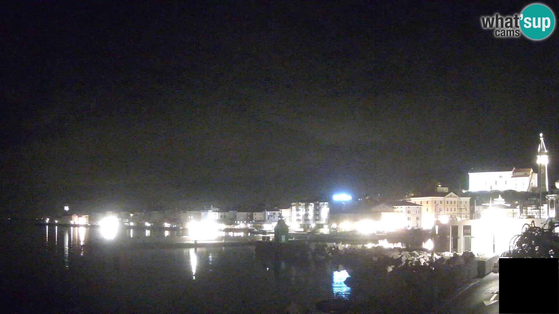 Pirano – vista verso la Punta e il “Mandrač”