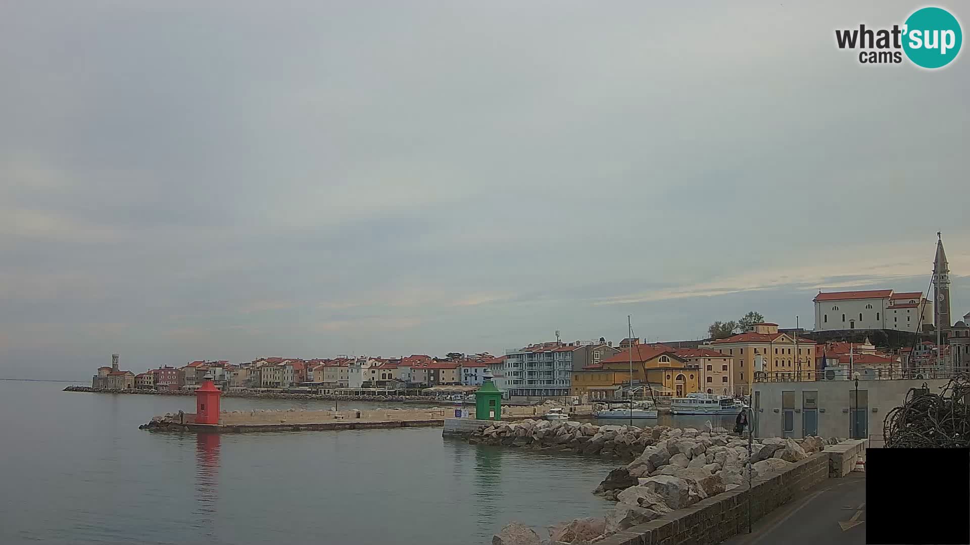 Piran – Pogled proti Punti in Mandraču