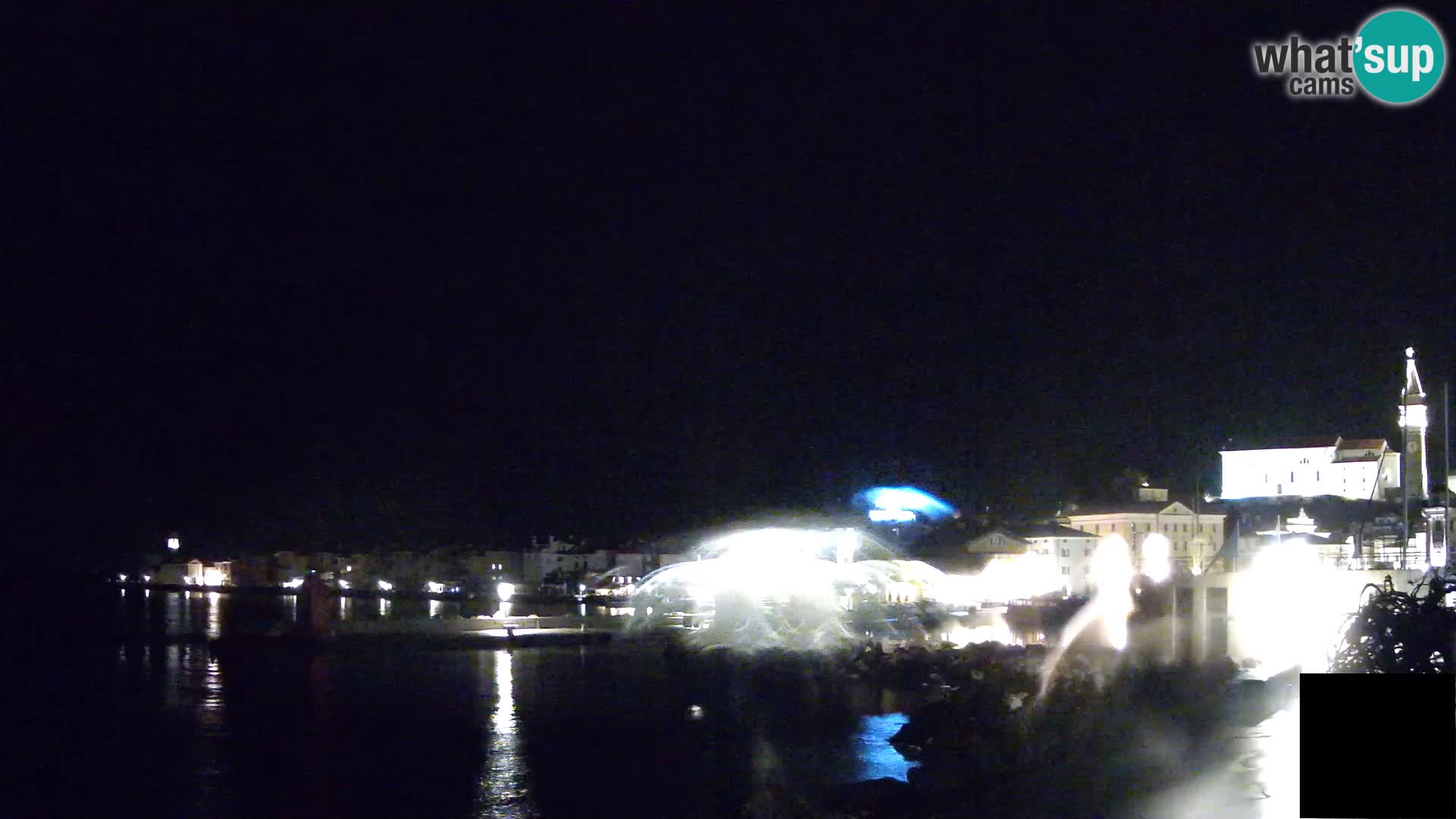 Piran – view to Punta and Mandrač