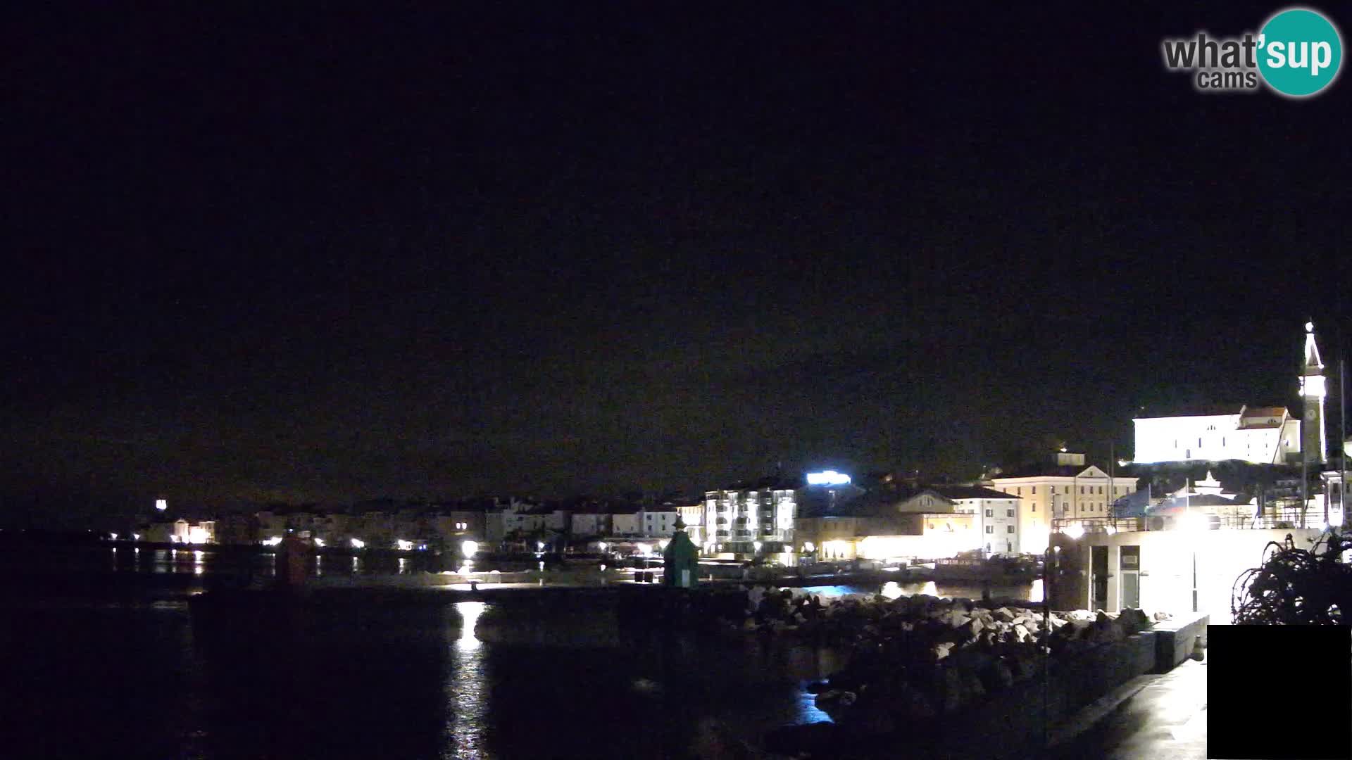 Piran – view to Punta and Mandrač