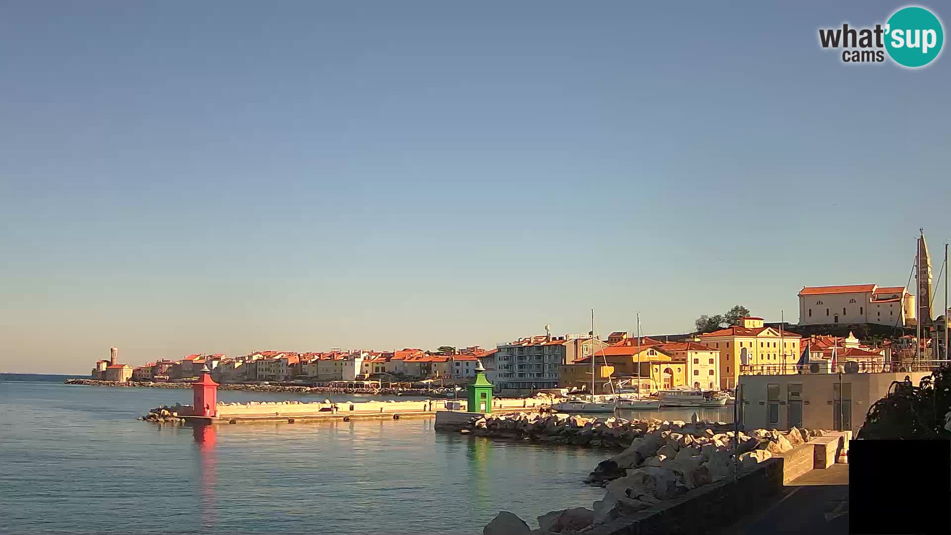 Piran – Pogled proti Punti in Mandraču