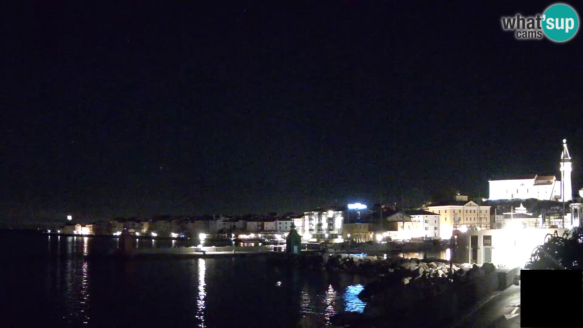 Pirano – vista verso la Punta e il “Mandrač”