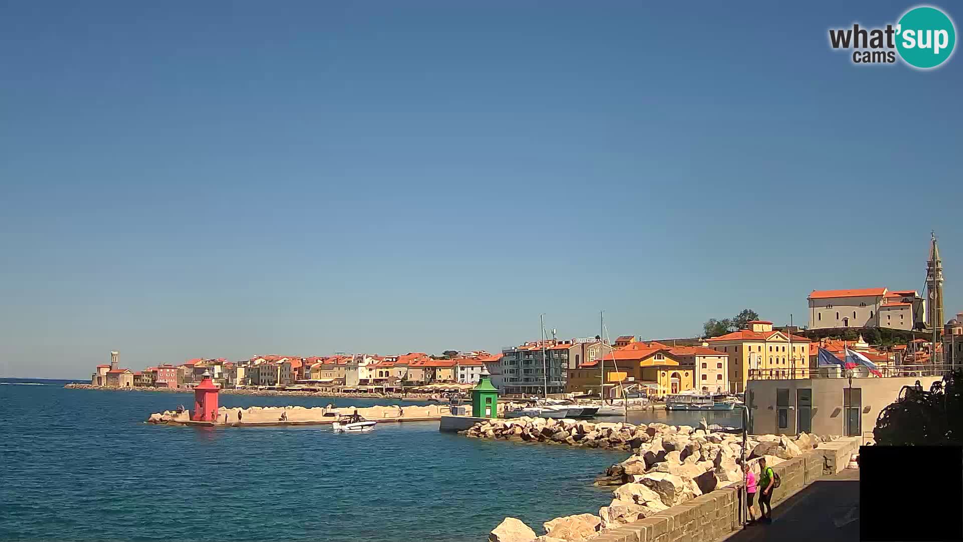 Piran – Pogled proti Punti in Mandraču