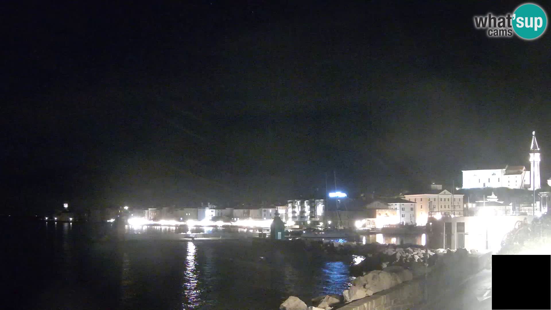 Piran – view to Punta and Mandrač