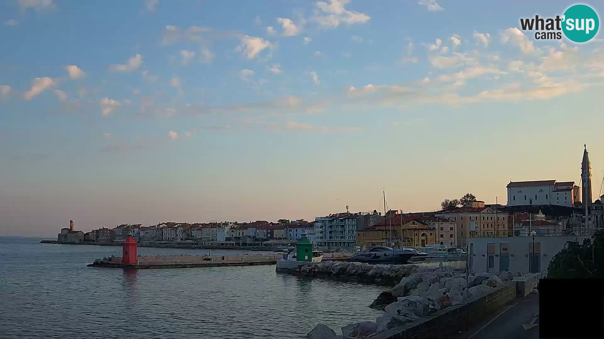 Piran – view to Punta and Mandrač