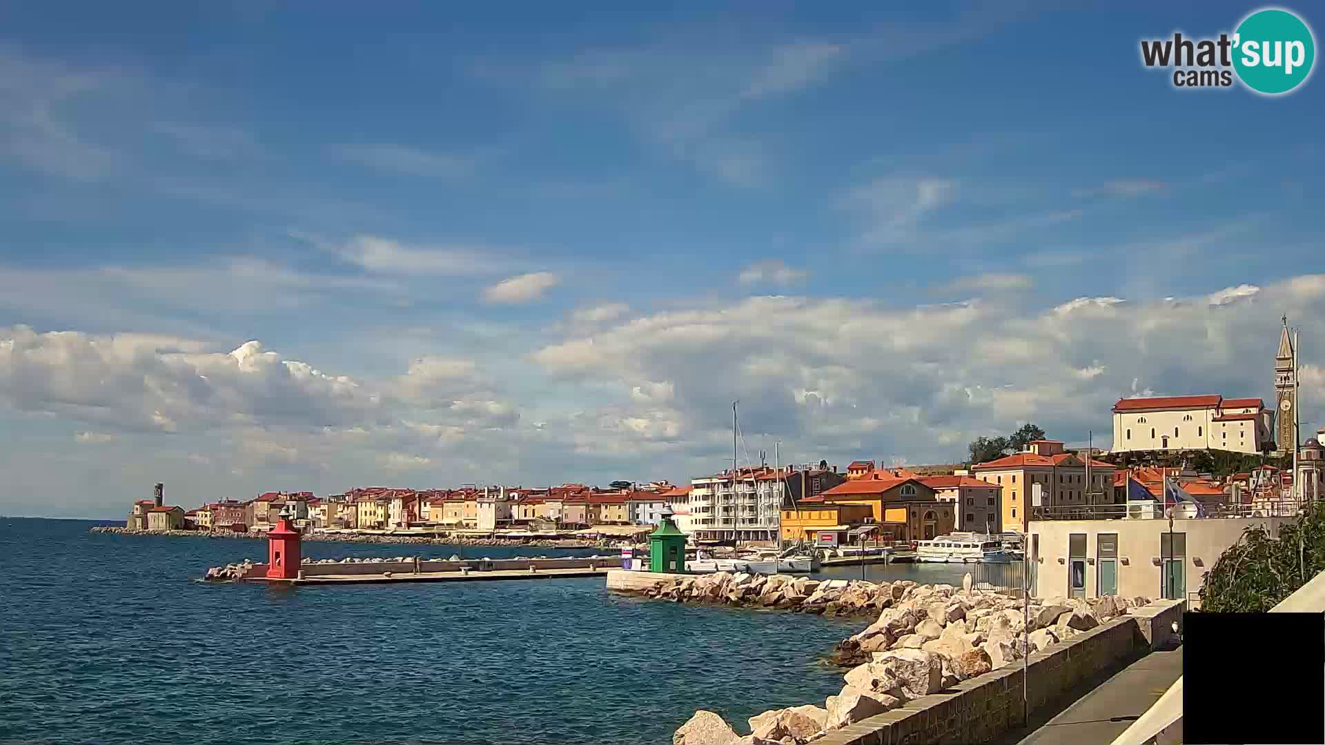 Pirano – vista verso la Punta e il “Mandrač”