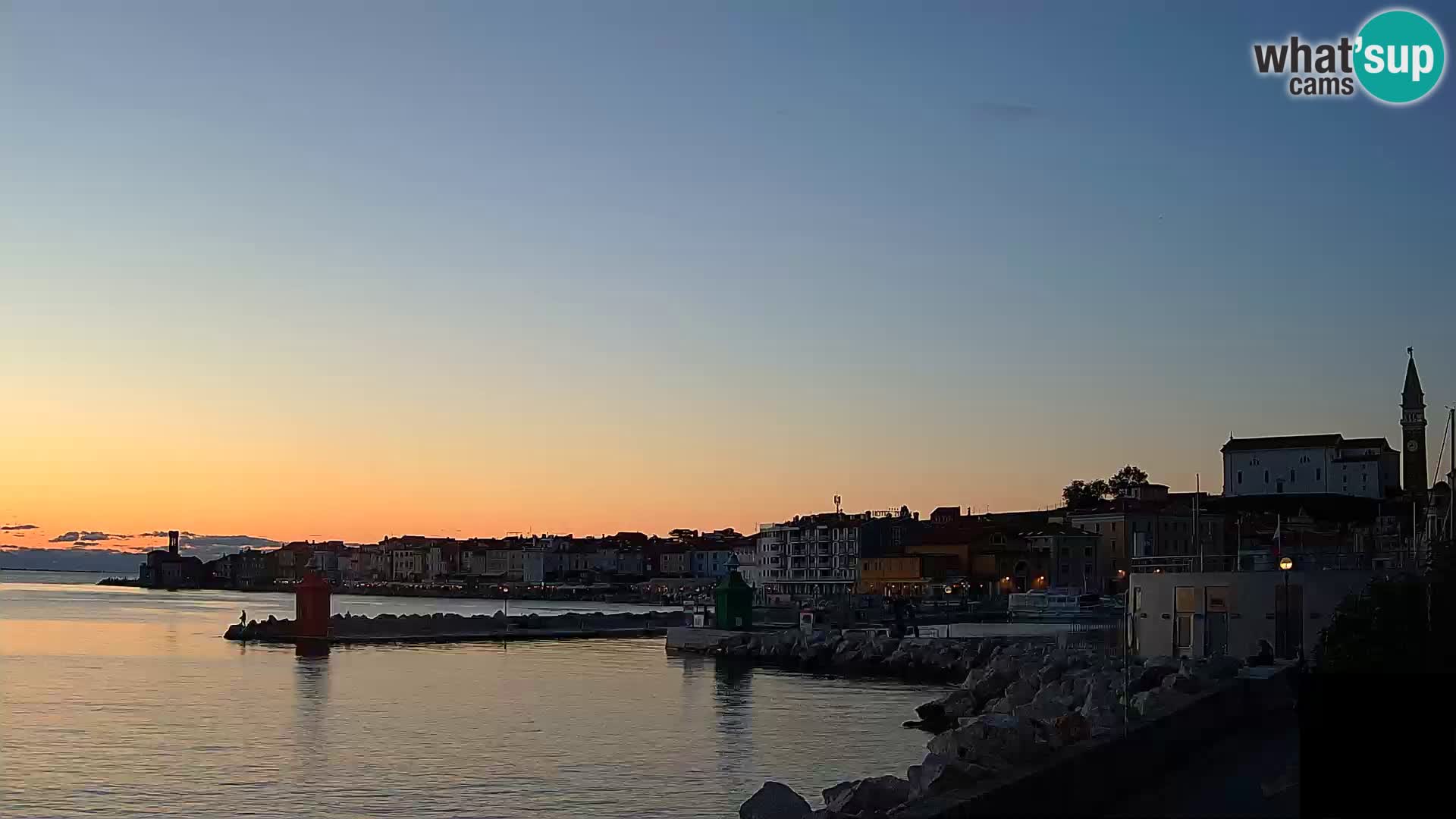 Piran – view to Punta and Mandrač