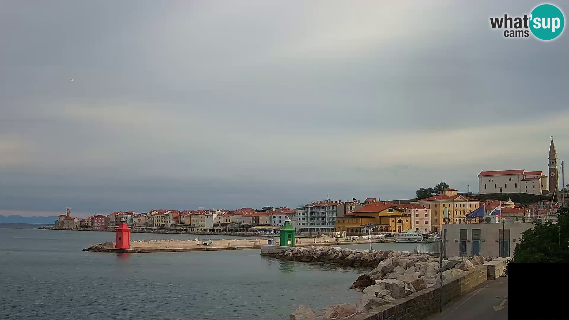 Piran – Pogled proti Punti in Mandraču