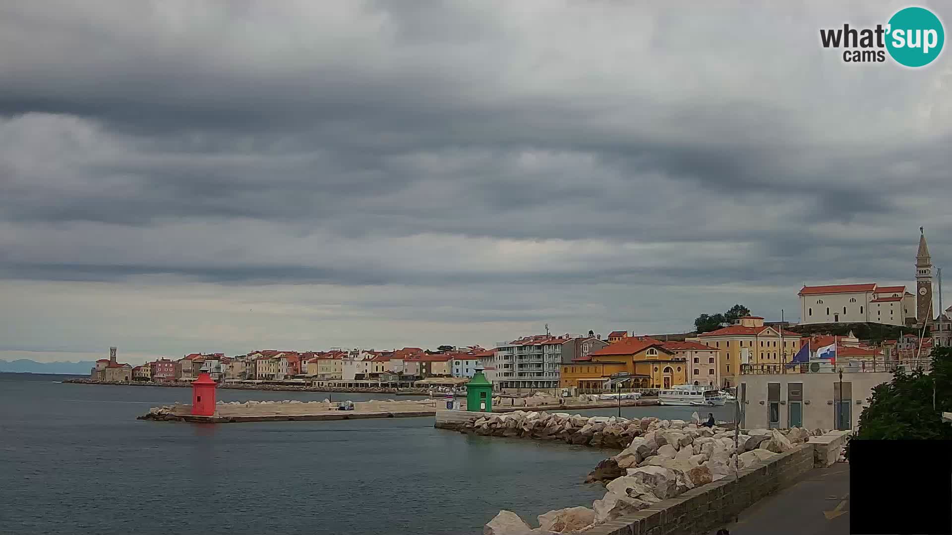 Piran – Pogled proti Punti in Mandraču