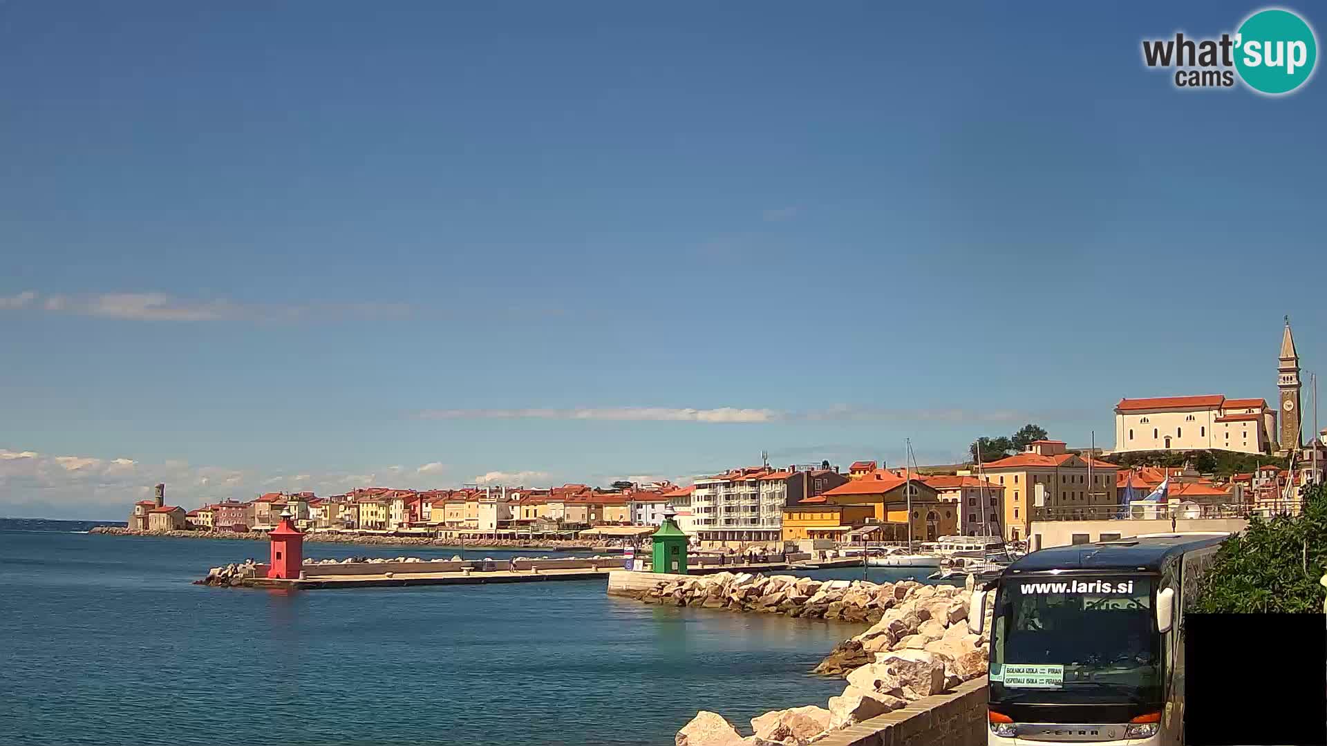 Pirano – vista verso la Punta e il “Mandrač”