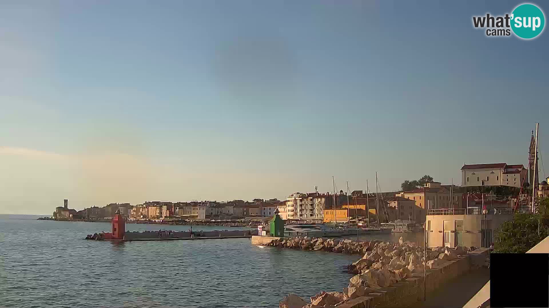 Piran – view to Punta and Mandrač