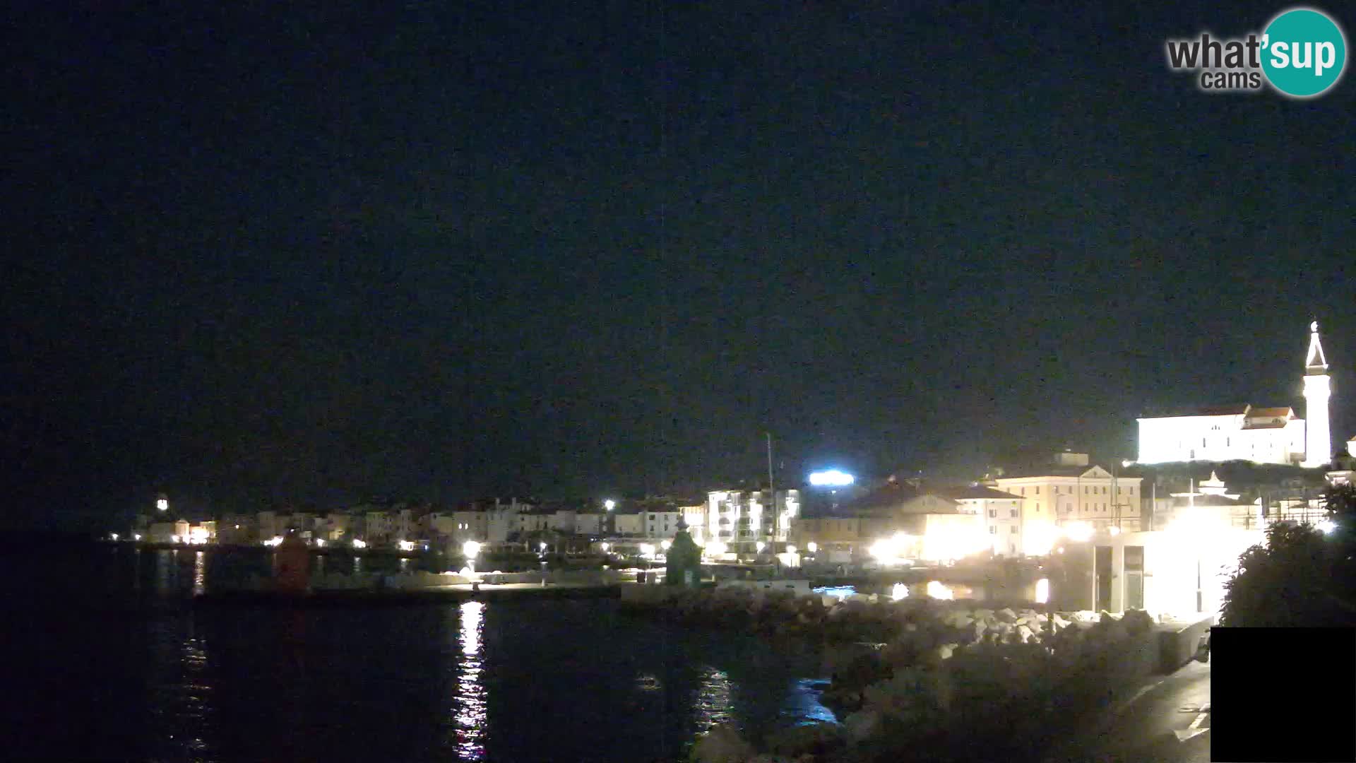 Piran – view to Punta and Mandrač