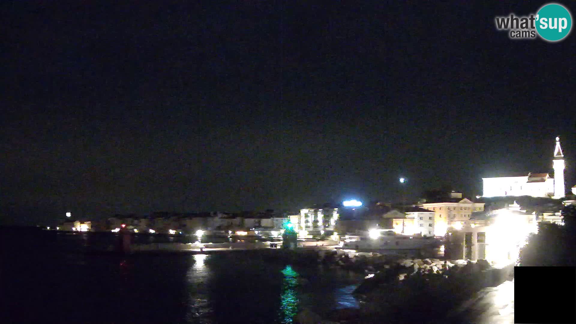 Piran – view to Punta and Mandrač
