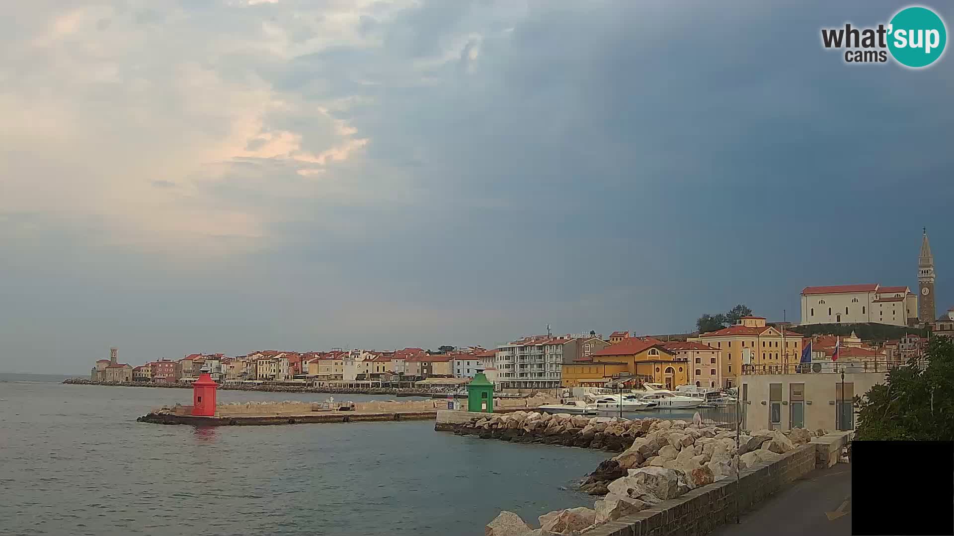 Piran – view to Punta and Mandrač