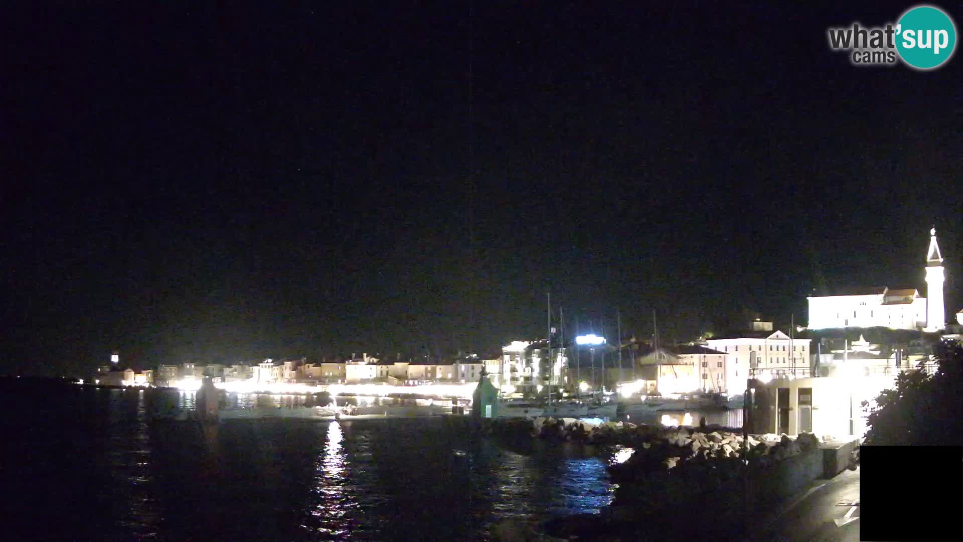 Pirano – vista verso la Punta e il “Mandrač”
