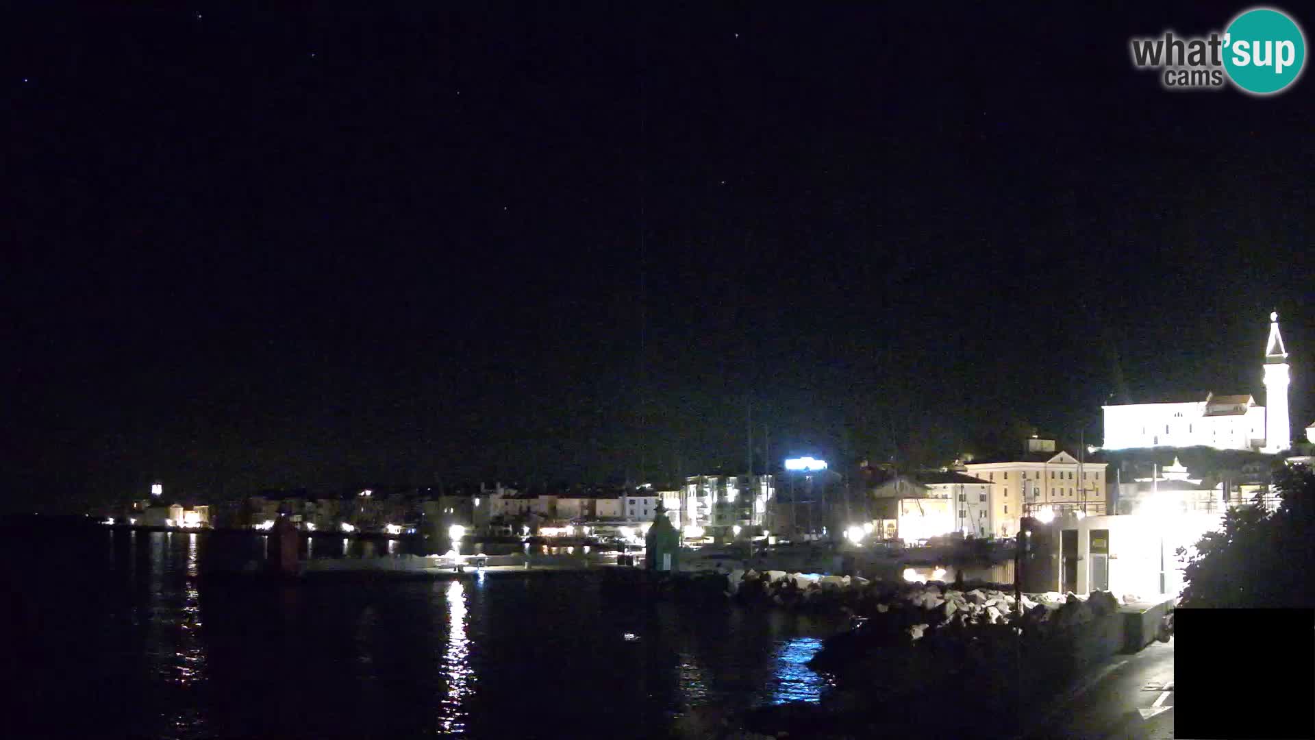 Piran – view to Punta and Mandrač