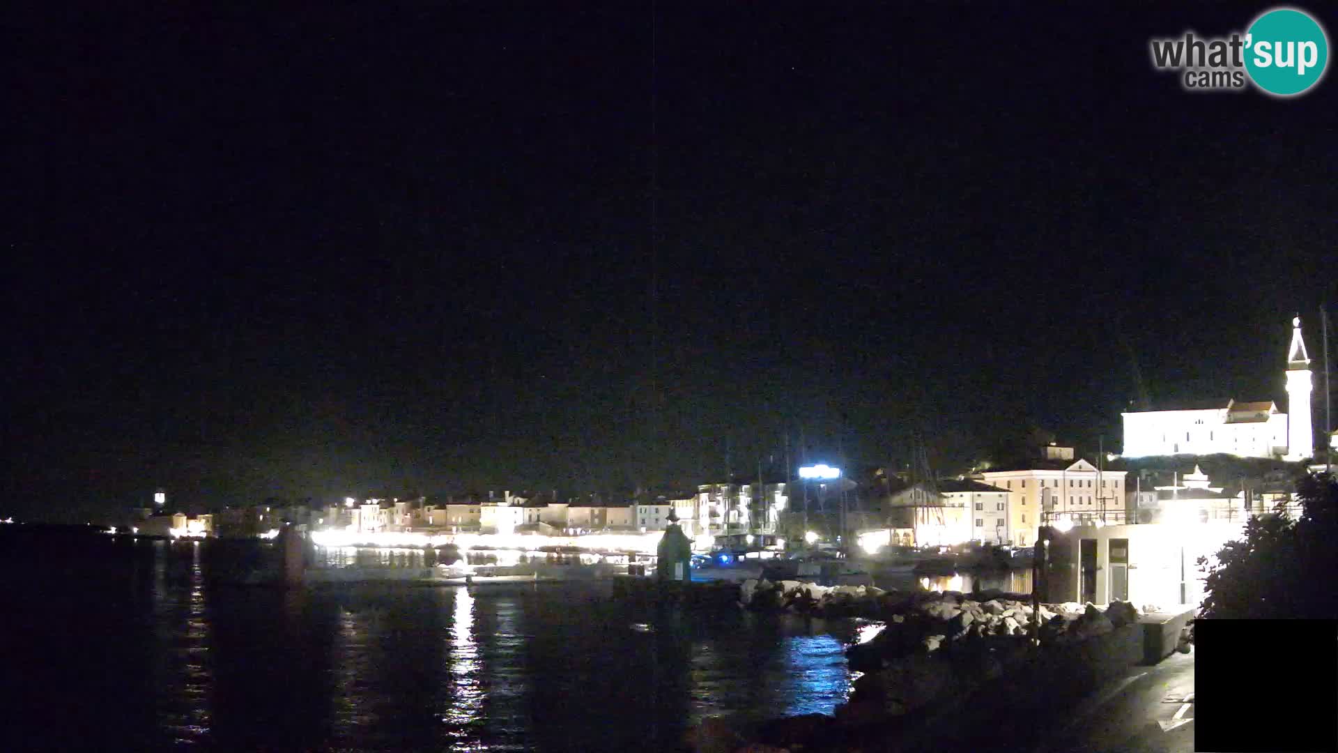 Piran – view to Punta and Mandrač