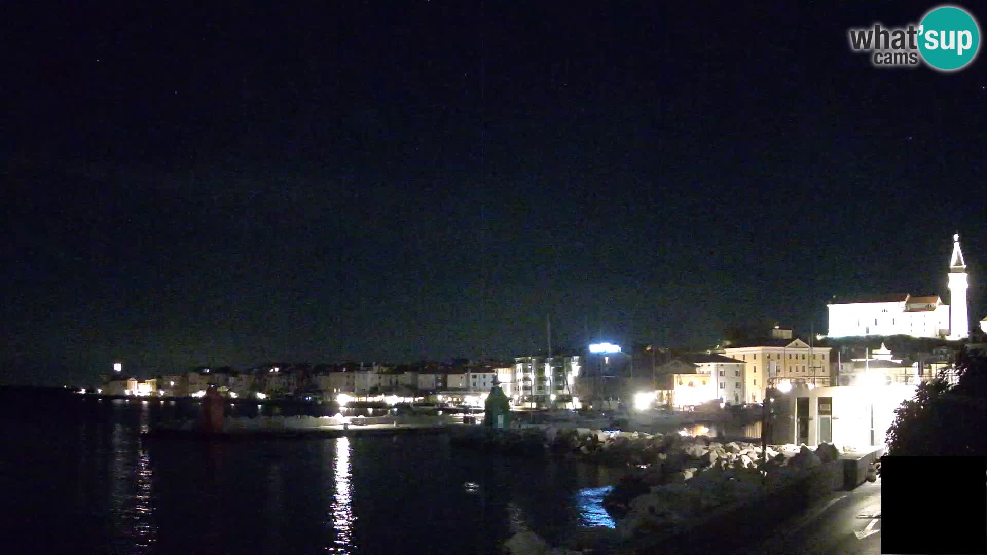 Piran – view to Punta and Mandrač