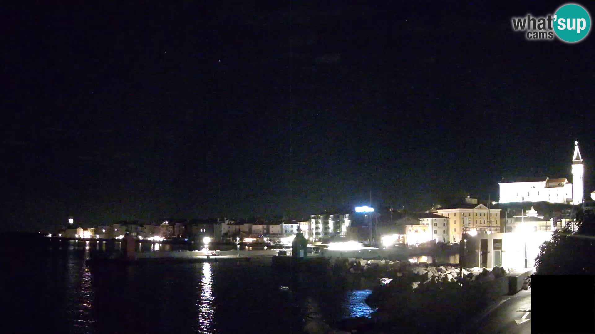 Piran – view to Punta and Mandrač