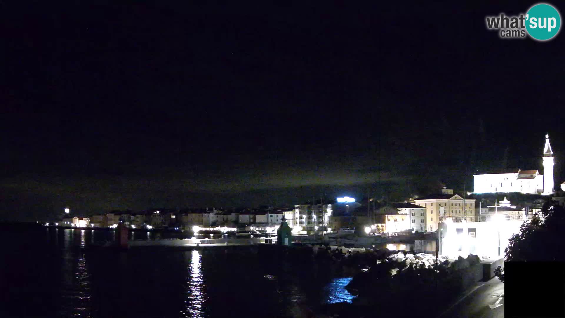 Piran – Pogled proti Punti in Mandraču