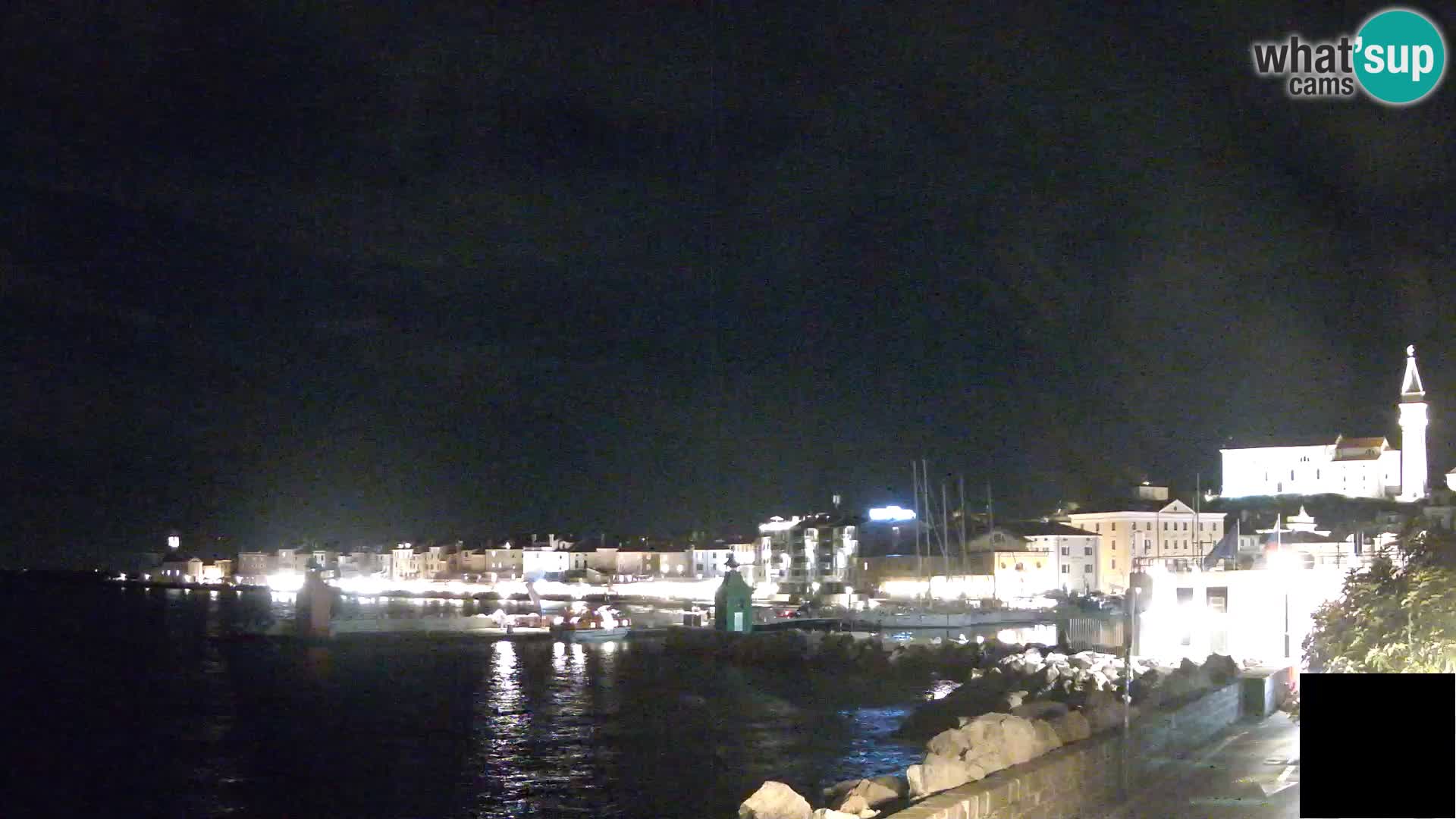 Piran – view to Punta and Mandrač
