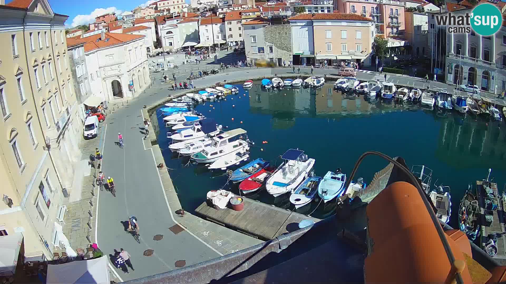 Villa Piranesi Pogled v živo Piran – Slovenija