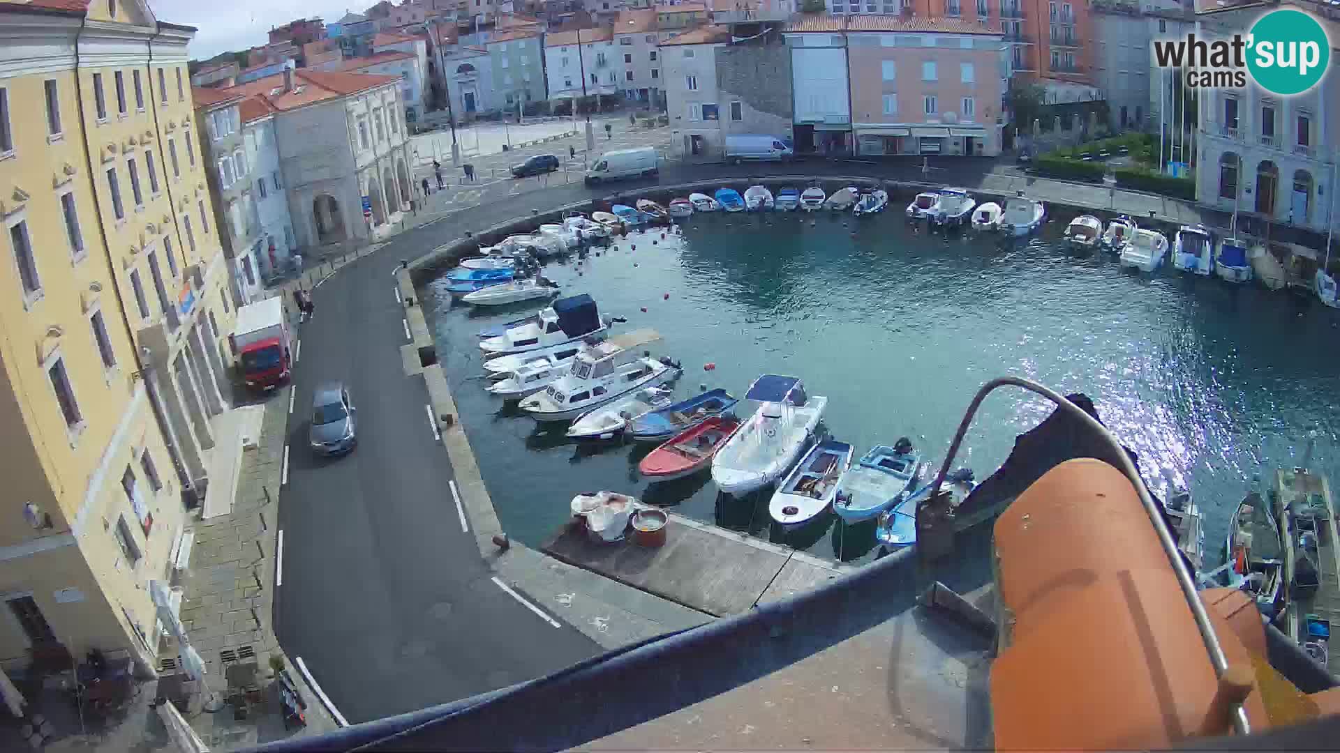 Villa Piranesi Pogled v živo Piran – Slovenija