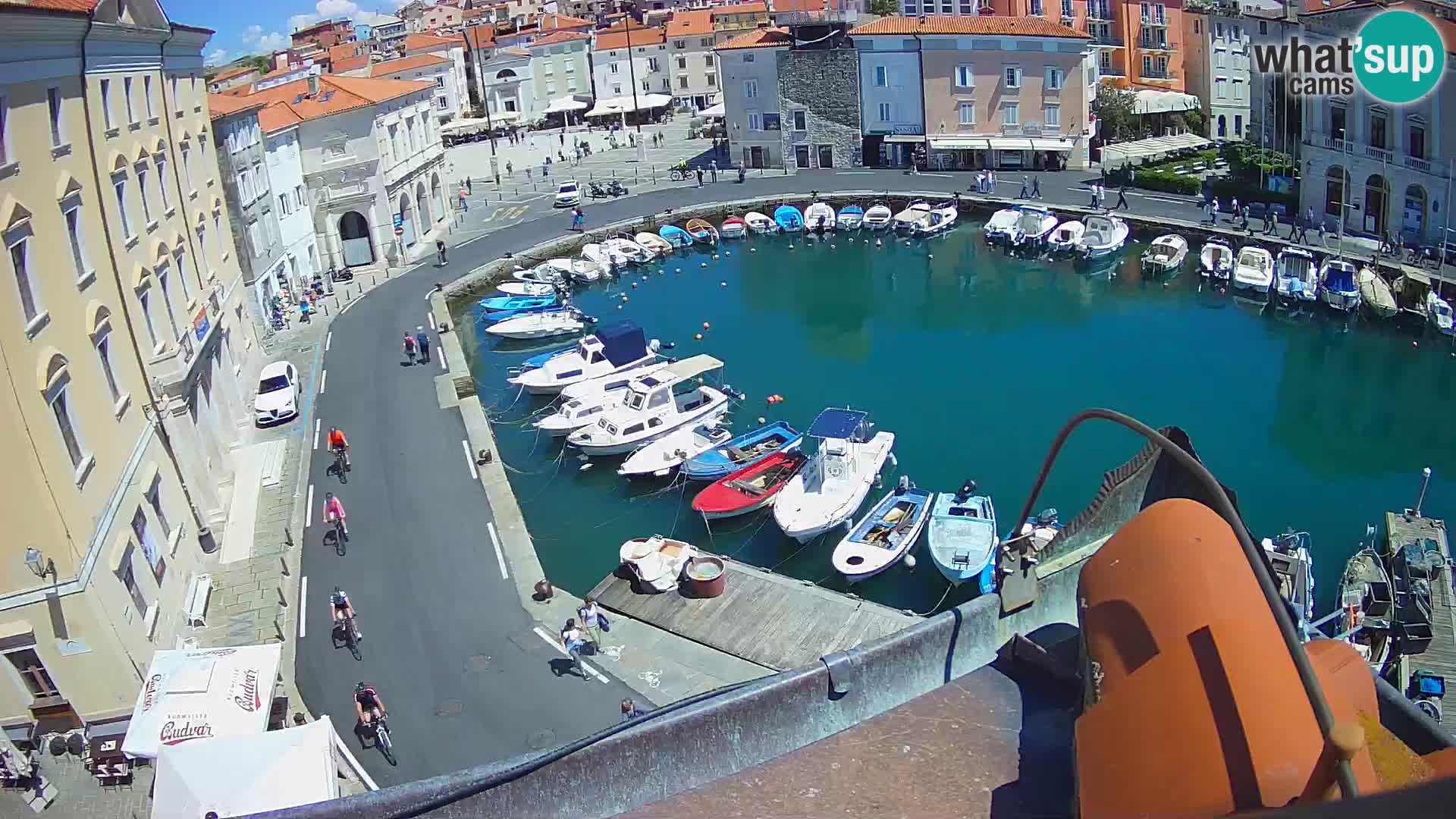Villa Piranesi Pogled v živo Piran – Slovenija