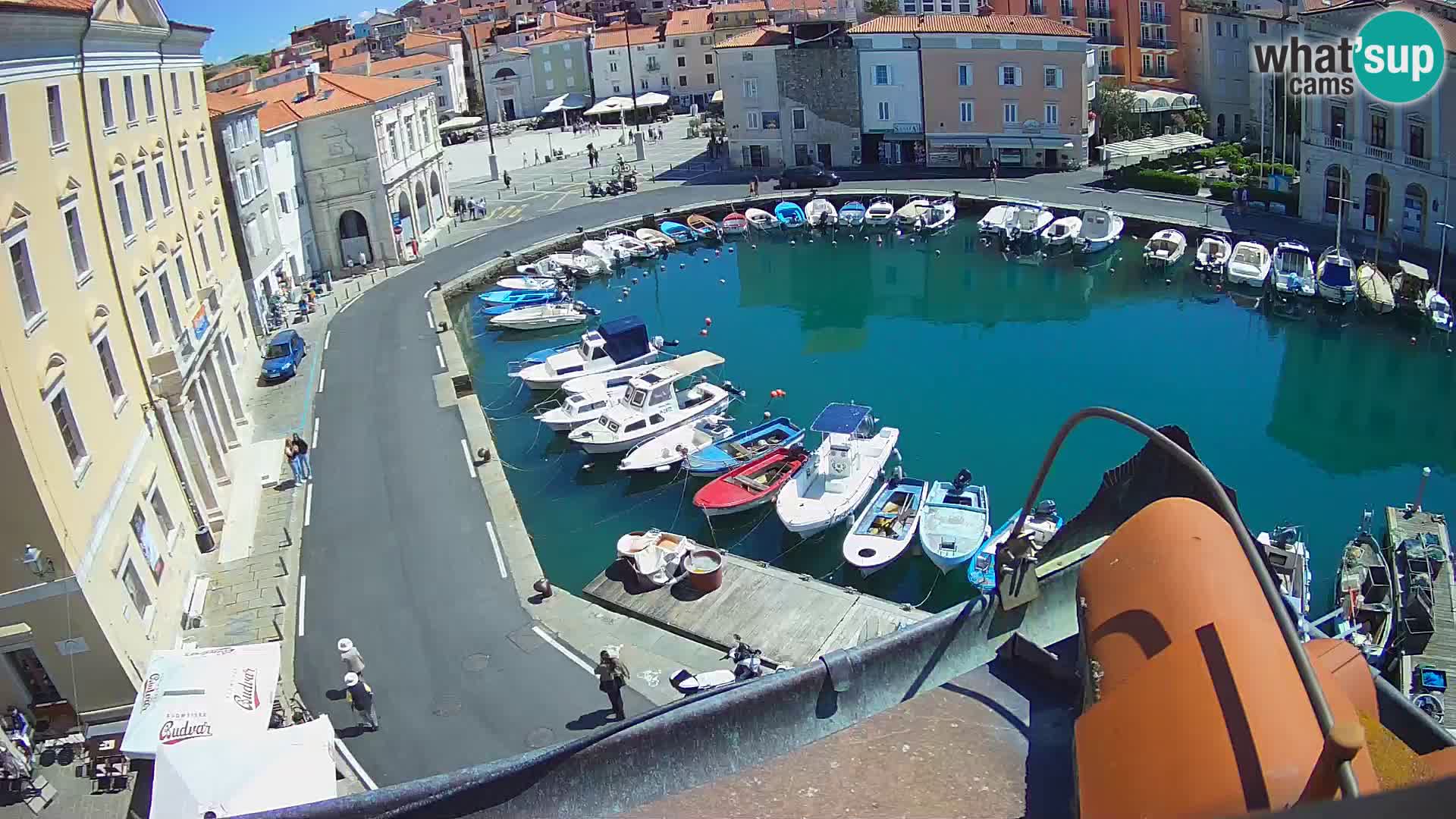 Villa Piranesi Pogled v živo Piran – Slovenija