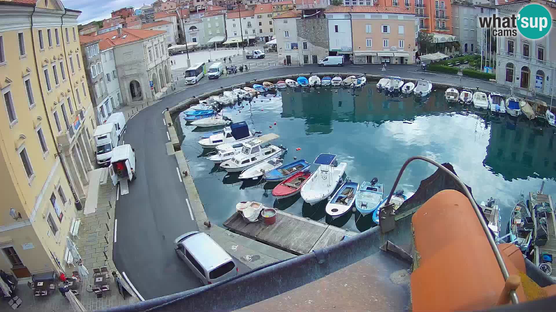 Villa Piranesi Pogled v živo Piran – Slovenija