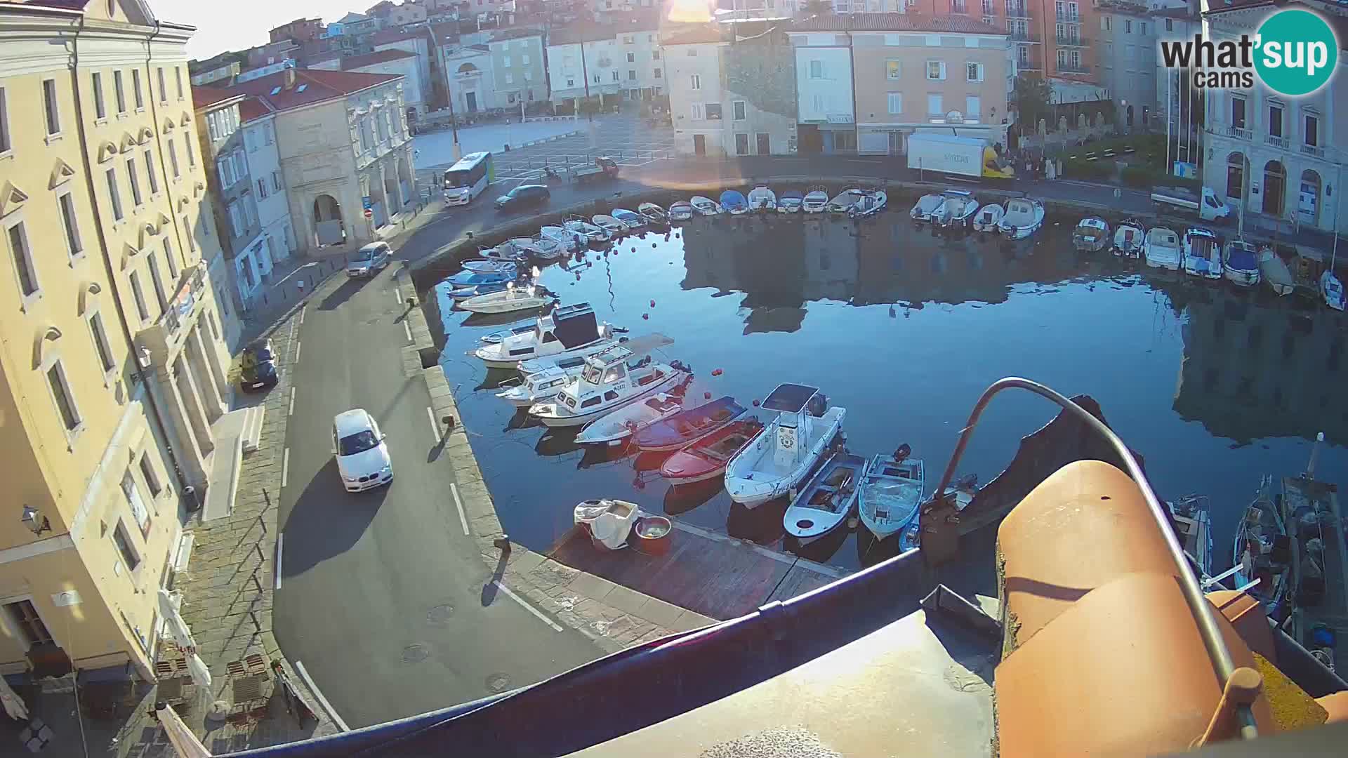 Villa Piranesi Pogled v živo Piran – Slovenija