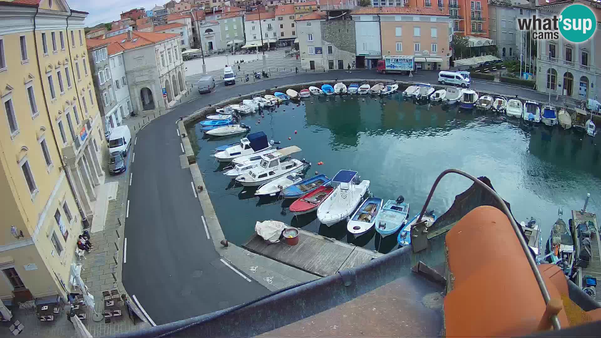 Villa Piranesi Pogled v živo Piran – Slovenija