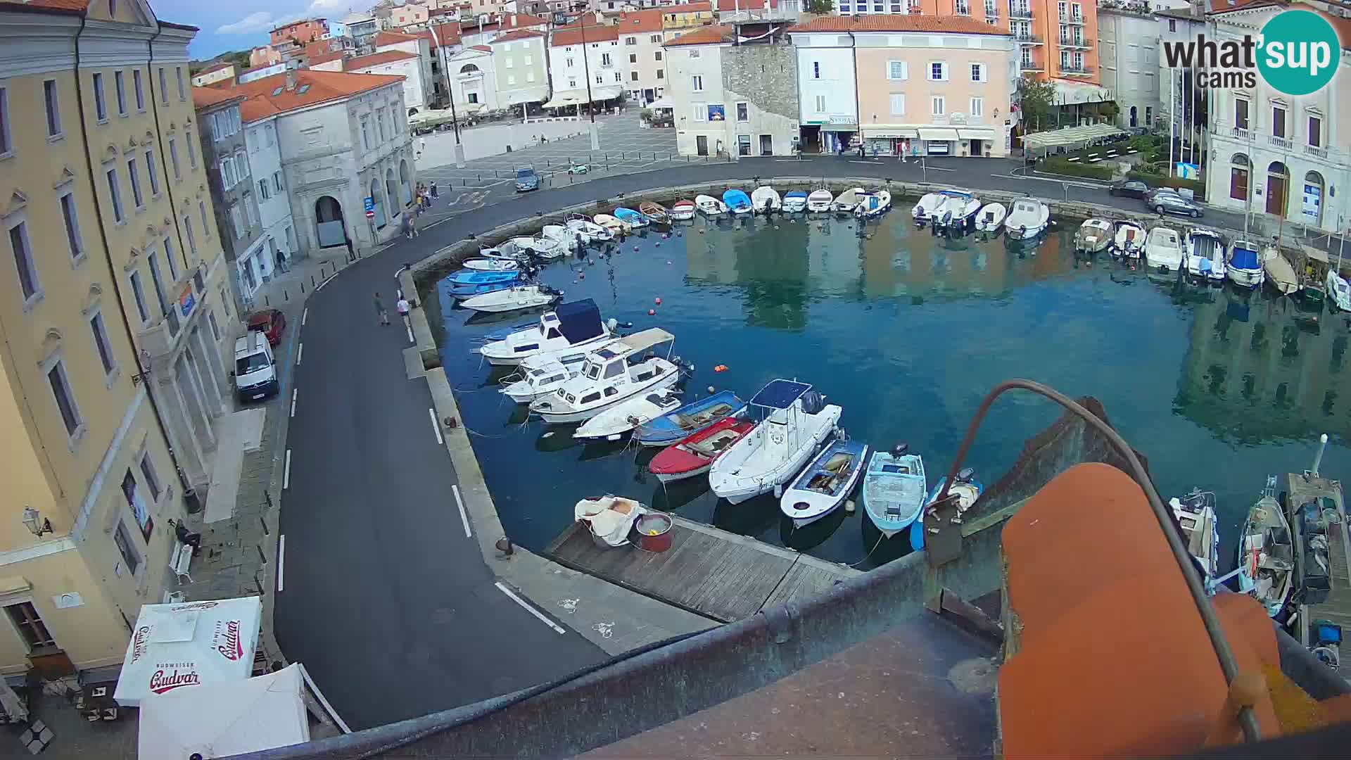 Villa Piranesi Pogled v živo Piran – Slovenija