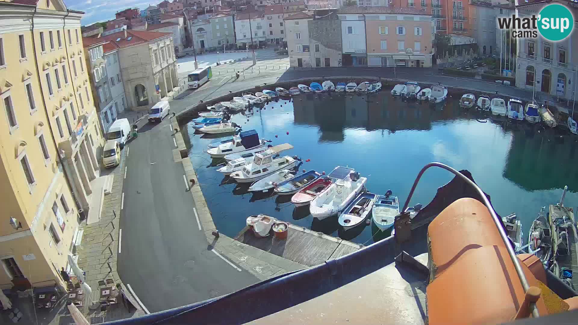 Villa Piranesi Pogled v živo Piran – Slovenija