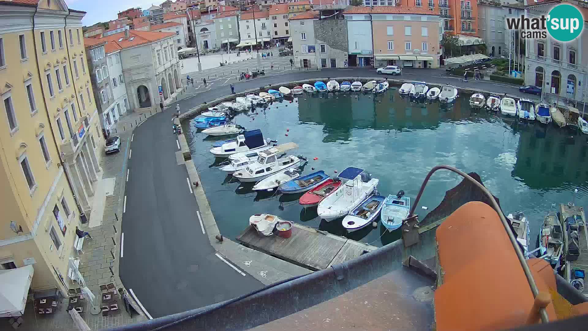 Villa Piranesi Pogled v živo Piran – Slovenija