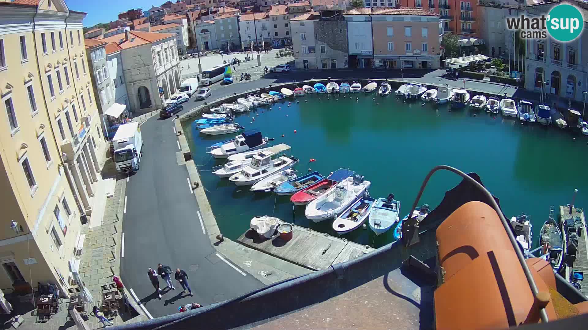 Villa Piranesi Pogled v živo Piran – Slovenija