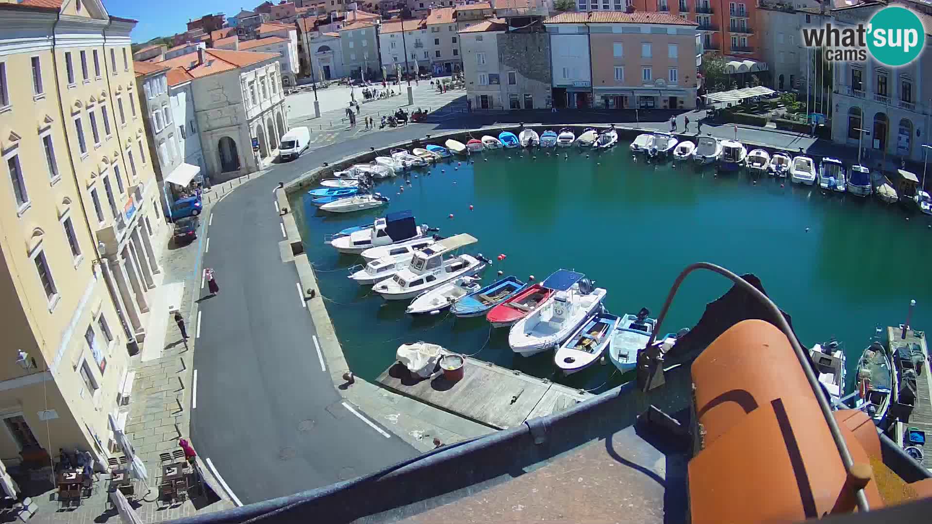 Villa Piranesi Pogled v živo Piran – Slovenija