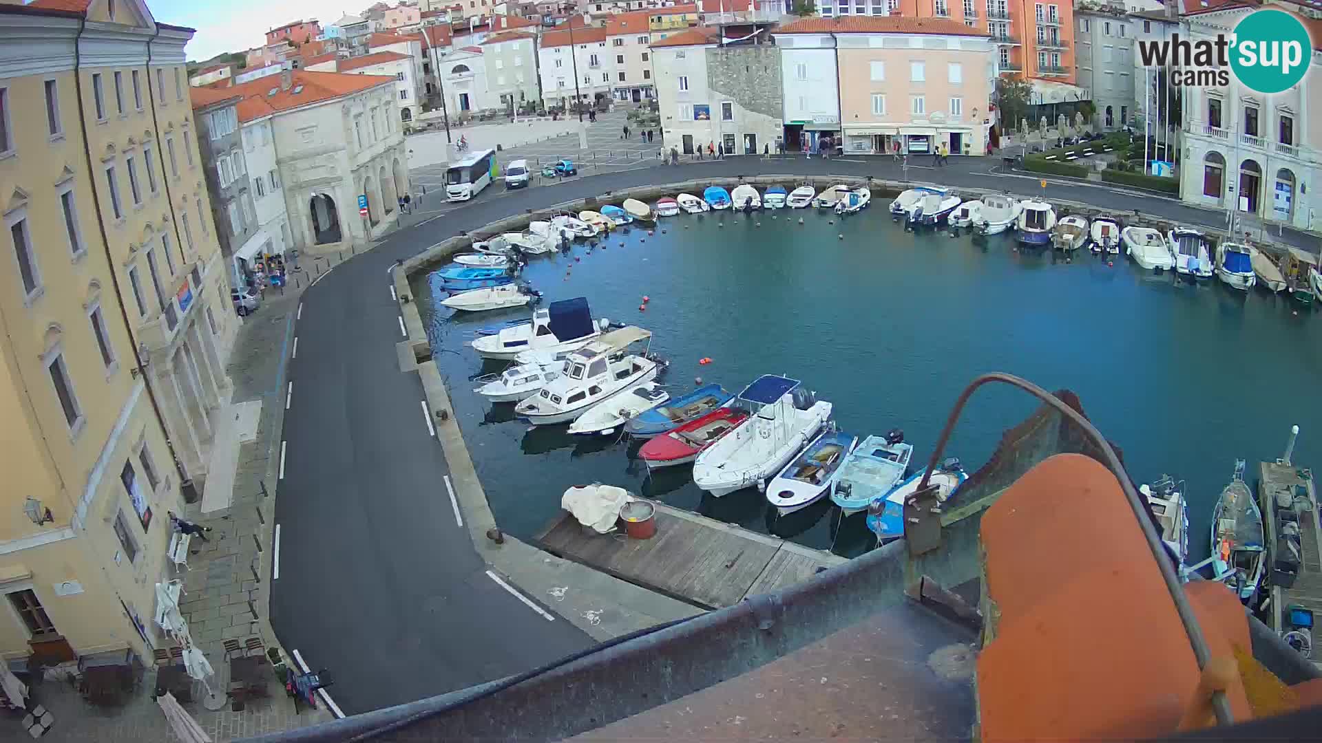 Villa Piranesi Pogled v živo Piran – Slovenija