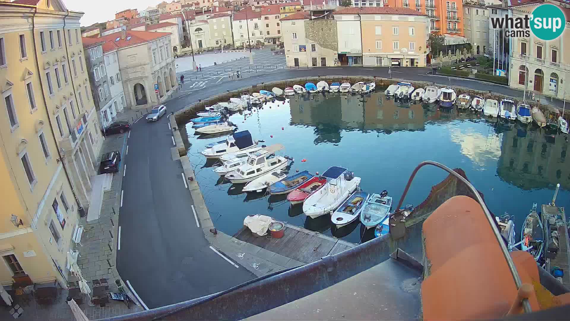 Villa Piranesi Pogled v živo Piran – Slovenija