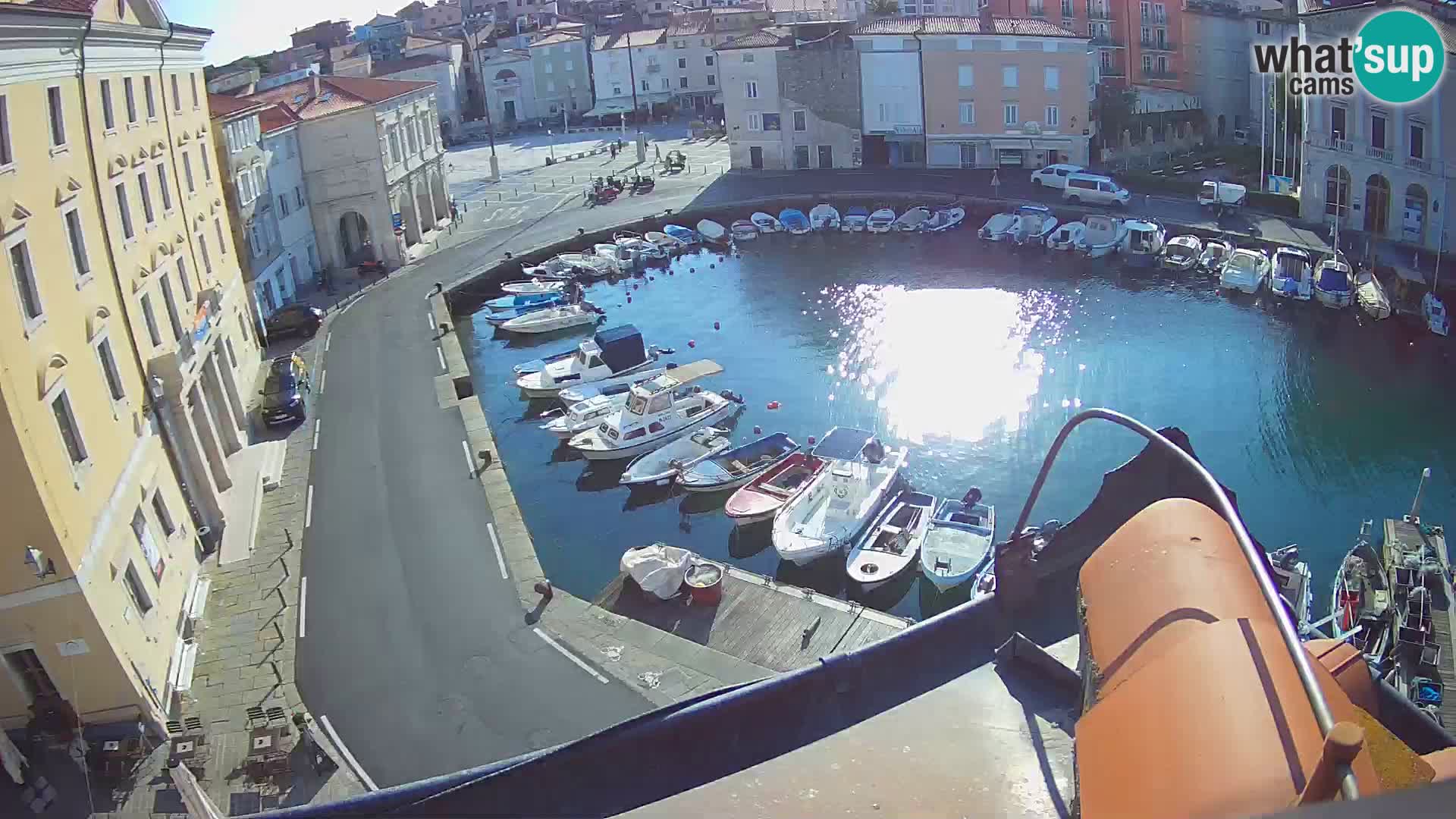 Villa Piranesi Pogled v živo Piran – Slovenija