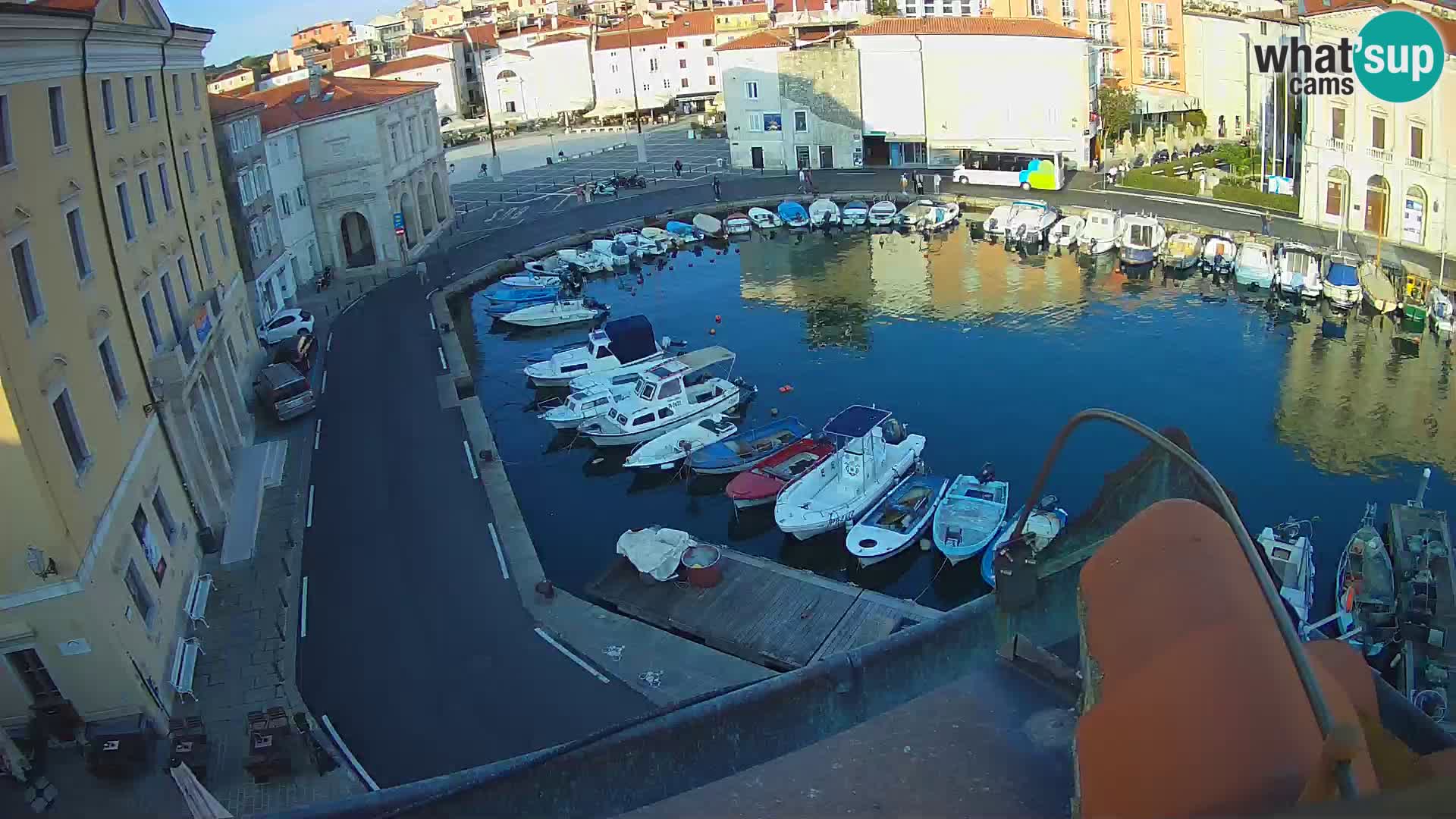 Villa Piranesi Pogled v živo Piran – Slovenija