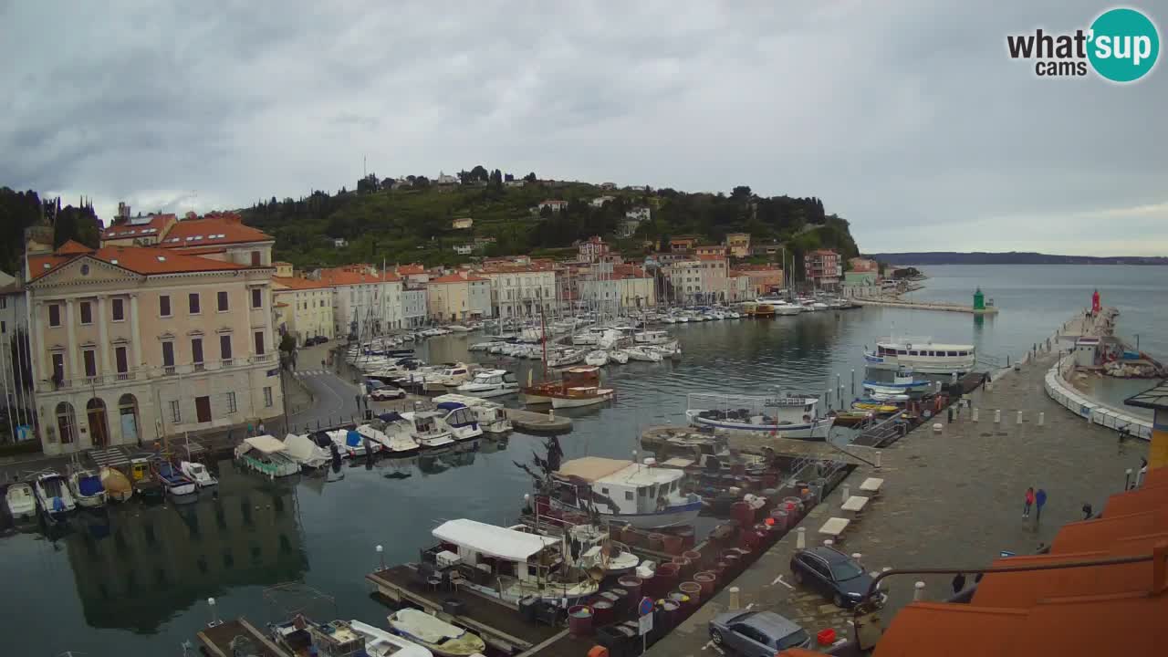 Live-Webcam aus Piran “Mandrač” – Erstaunliche Live-Ansicht von Villa Piranesi