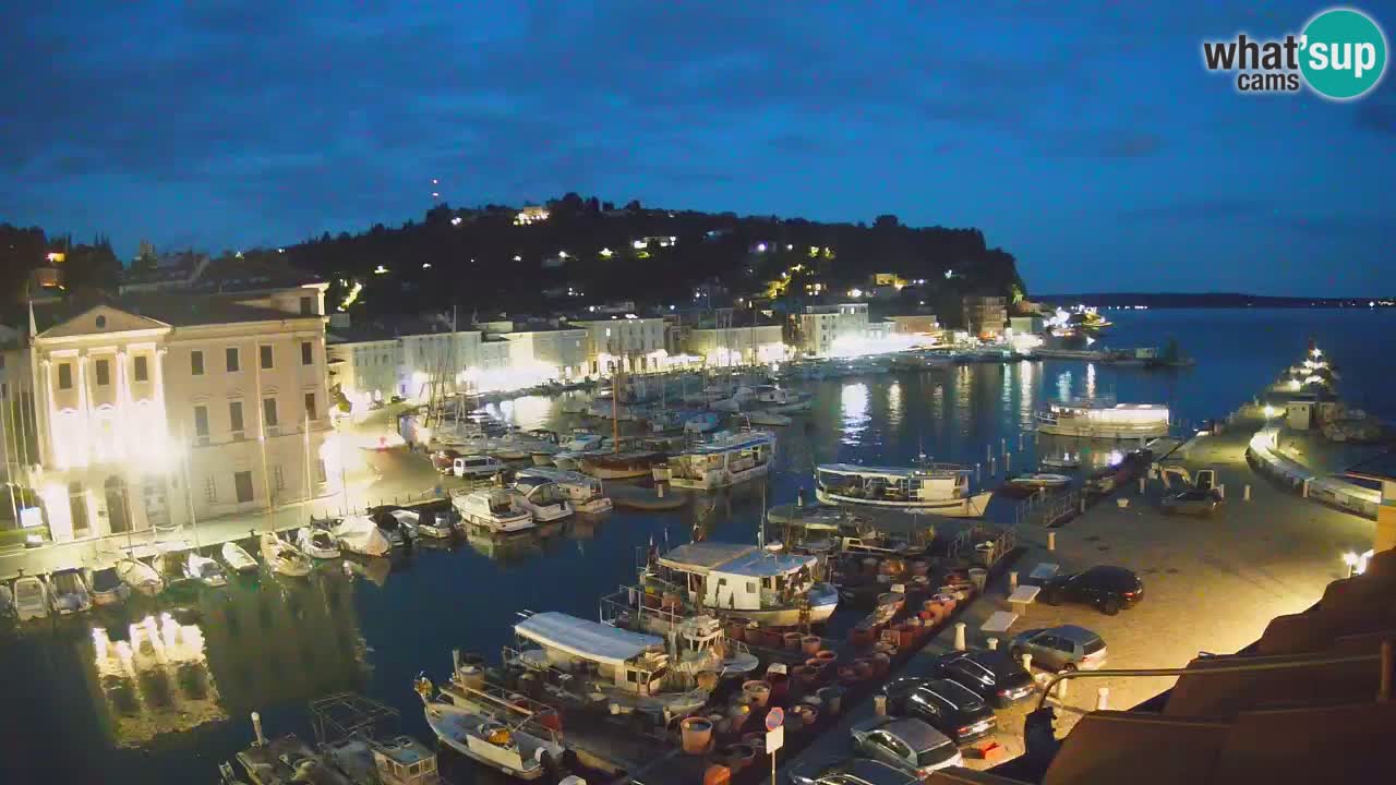 Live webcam from Piran “Mandrač” – Amazing live view from Villa Piranesi