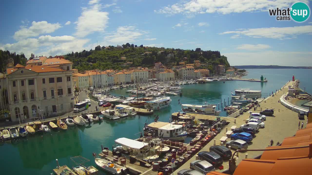 Live webcam from Piran “Mandrač” – Amazing live view from Villa Piranesi
